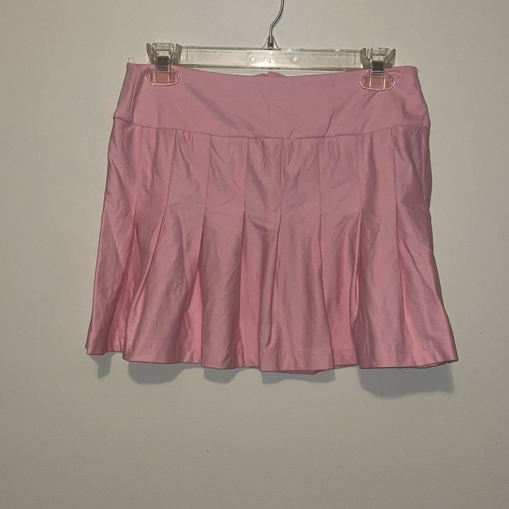 Wimbledon Light Pink Pleated Mini Tennis Skirt Size Small